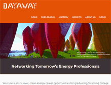 Tablet Screenshot of dayawaycareers.com
